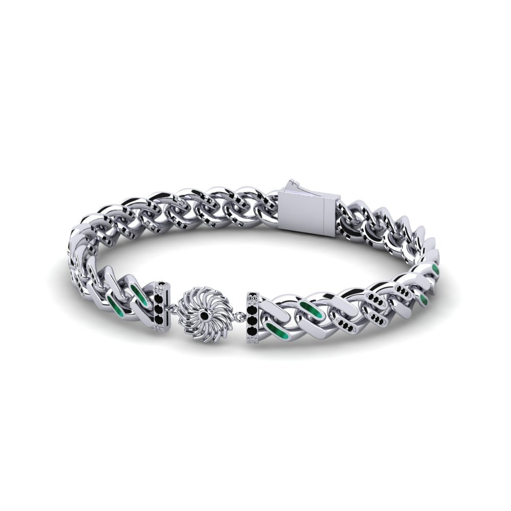 Black Sapphire Women's Bracelet Ejovalip