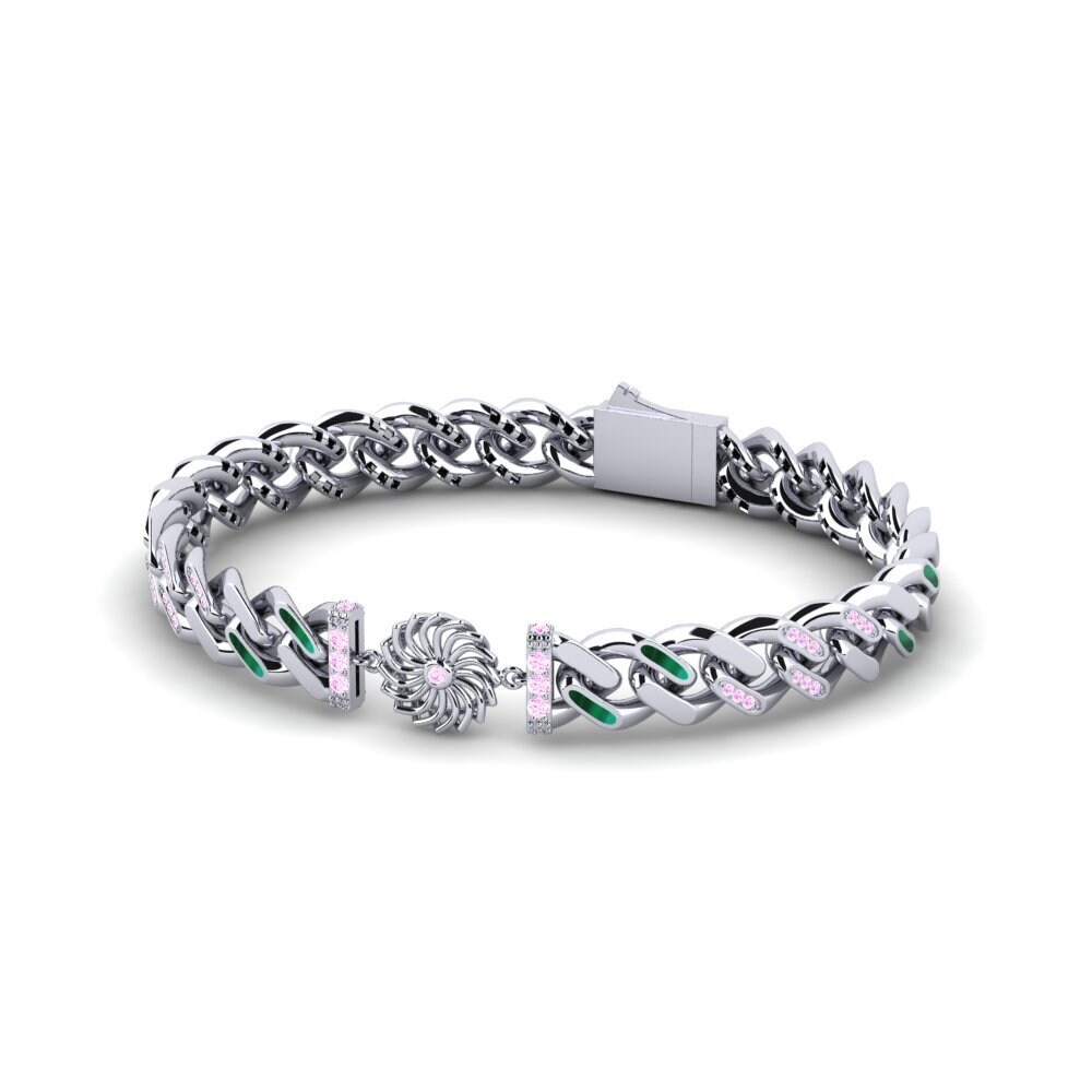 Pink Sapphire Women's Bracelet Ejovalip