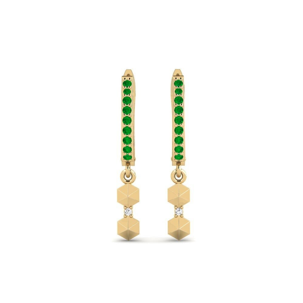 Emerald Women's Earring Ekangami
