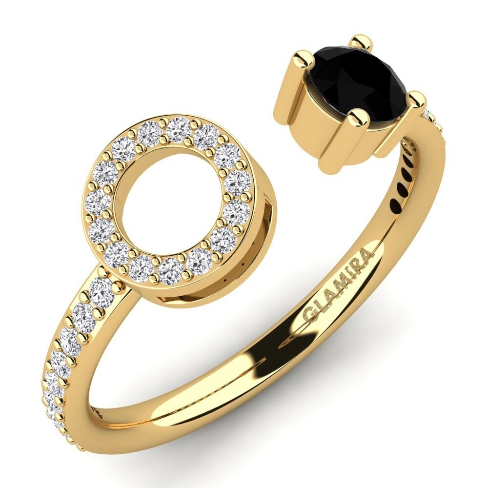Black Sapphire Ring Eladia