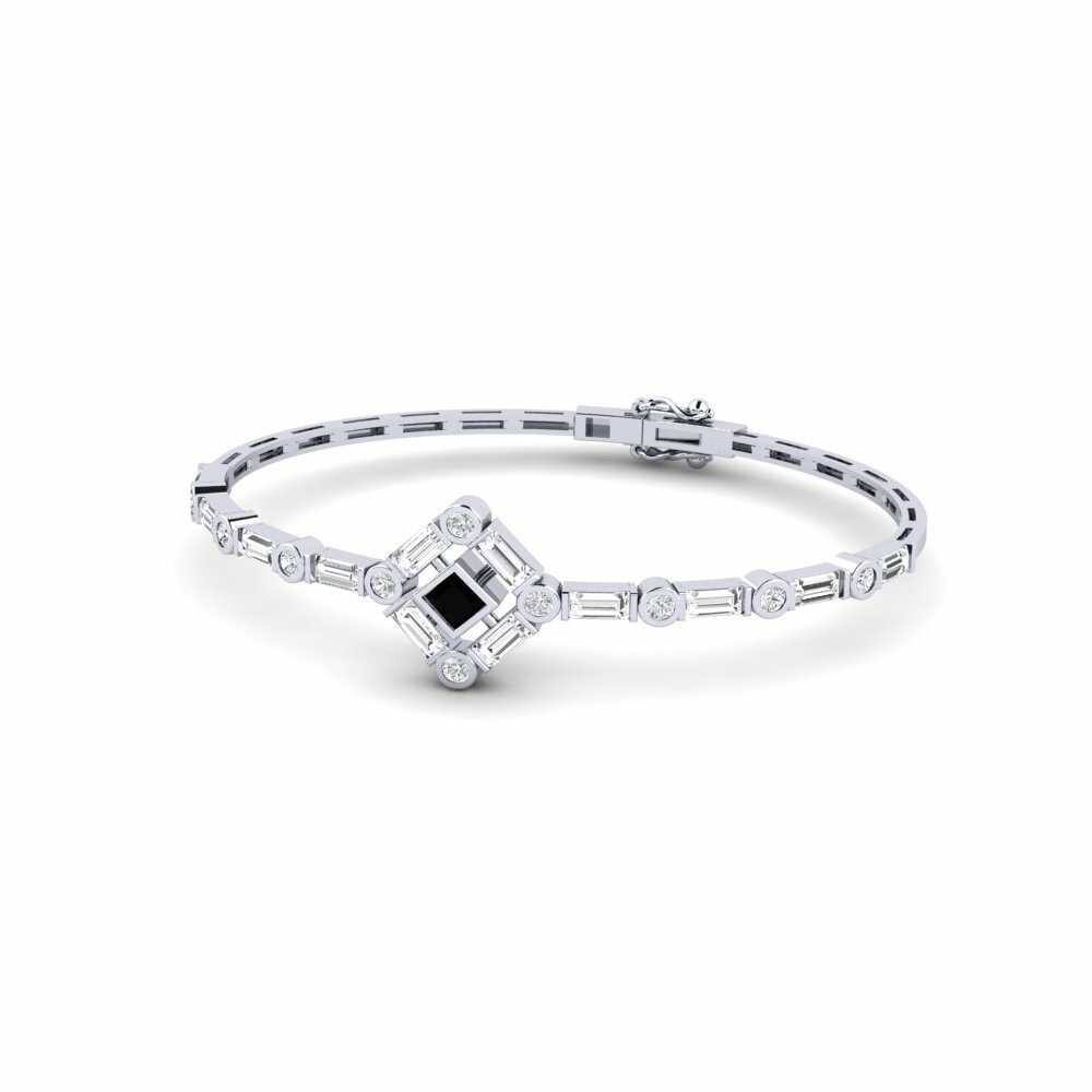 Zwarte Saffier Dames Armband Elbeuf