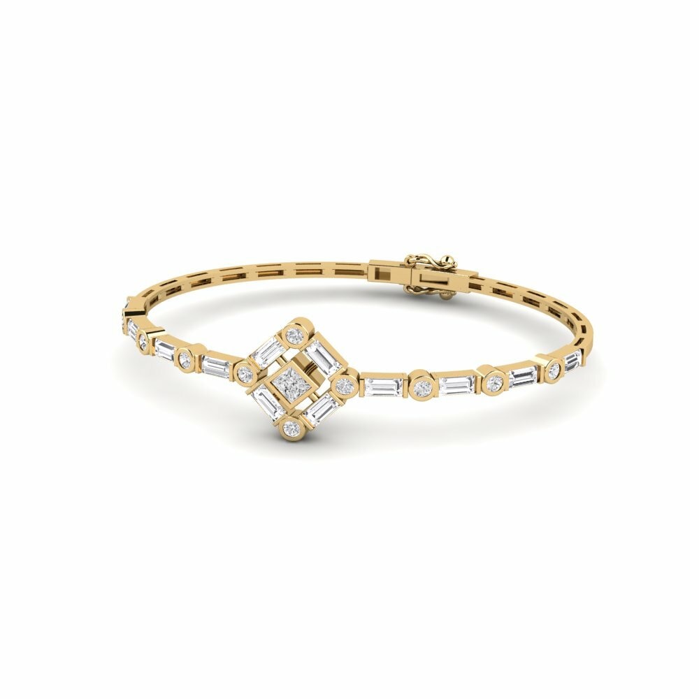 Oro Giallo 585 Bracciale da donna Elbeuf