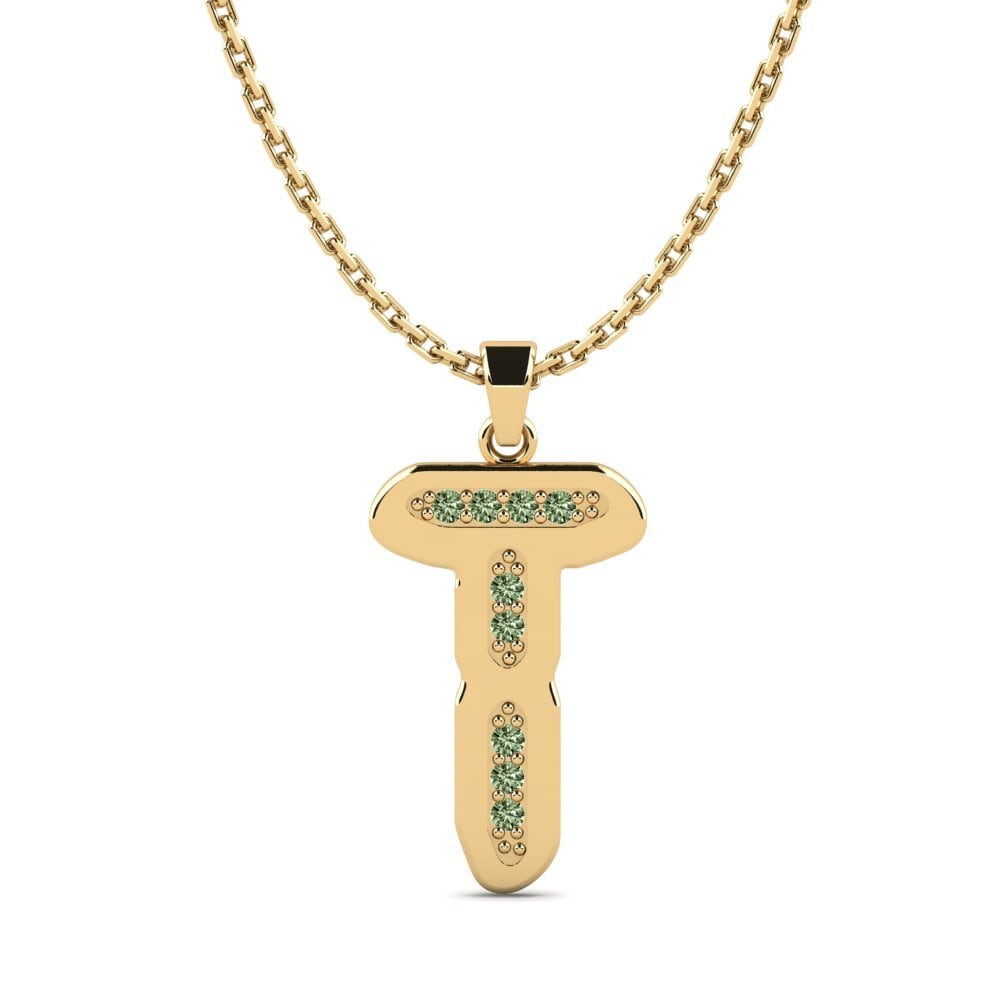 Green Diamond Women's Pendant Elec - T