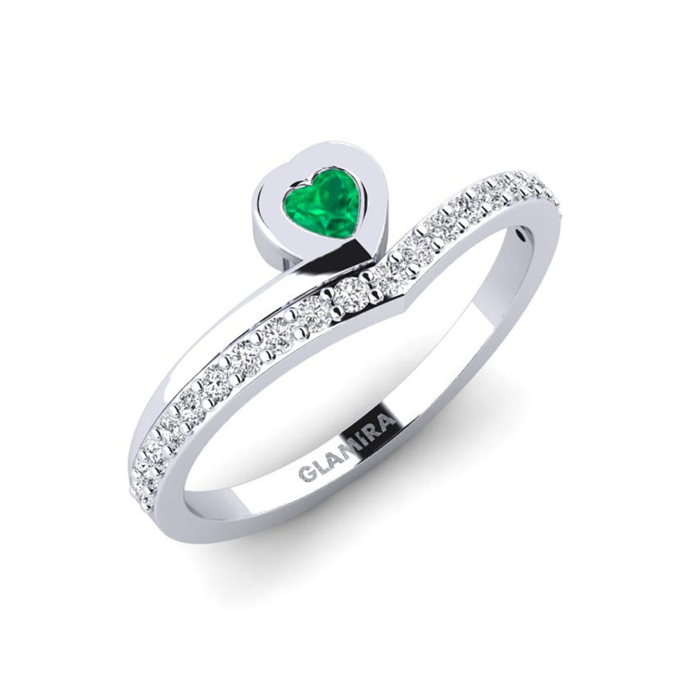 Emerald Engagement Ring Element