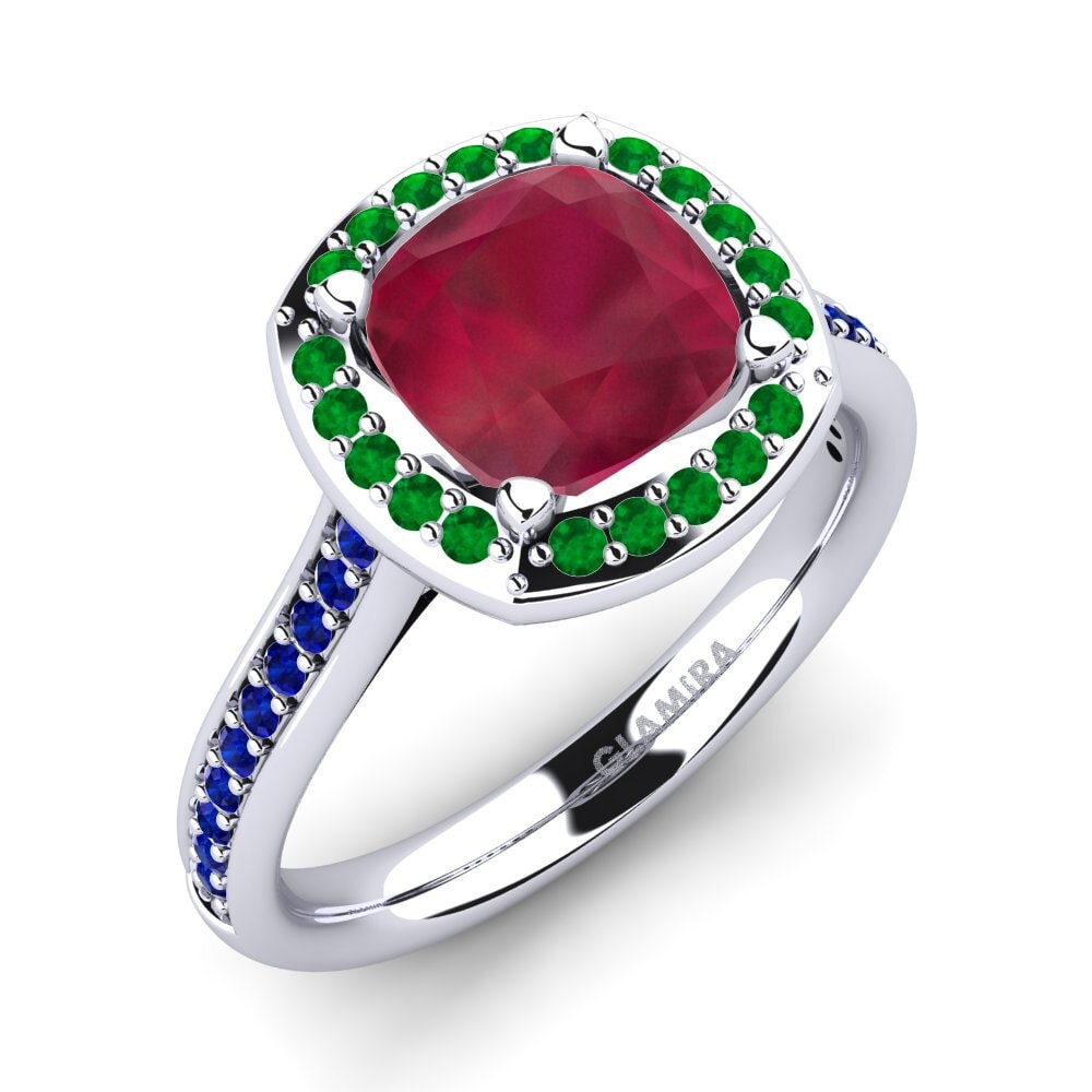 18ct White Gold Engagement Ring Elienor