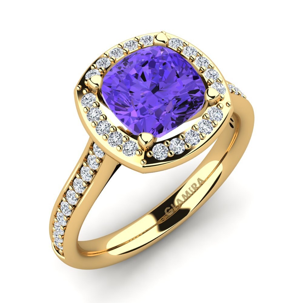 Tanzanite Engagement Ring Elienor