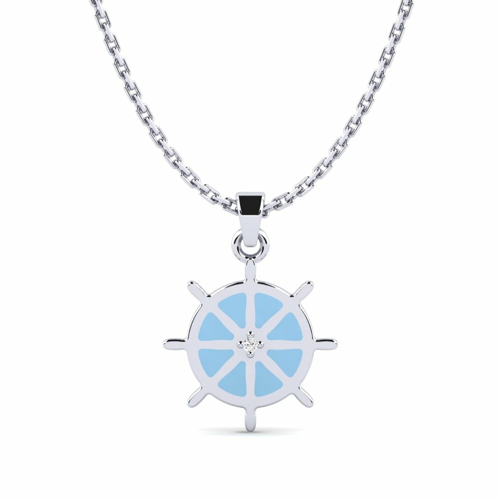 Moissanite Pendentif pour enfant Elinor