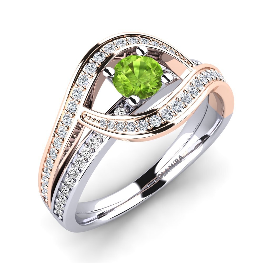 Peridot Verlobungsring Elinore