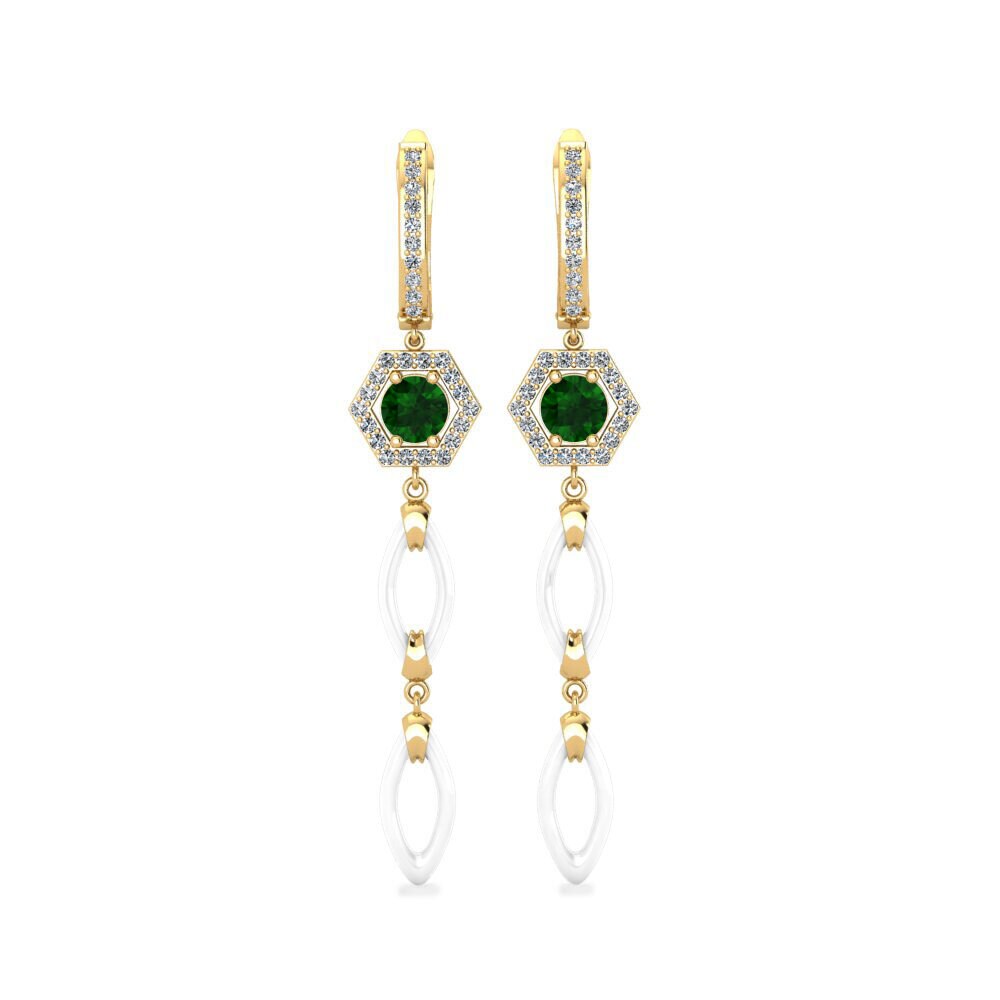 Green Tourmaline Women's Earring Elire