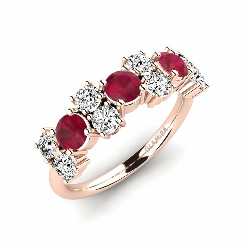 14ct Rose Gold Ring Elisha