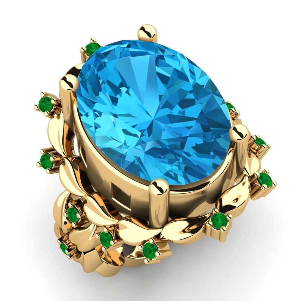 Blue Topaz Ring Ellan