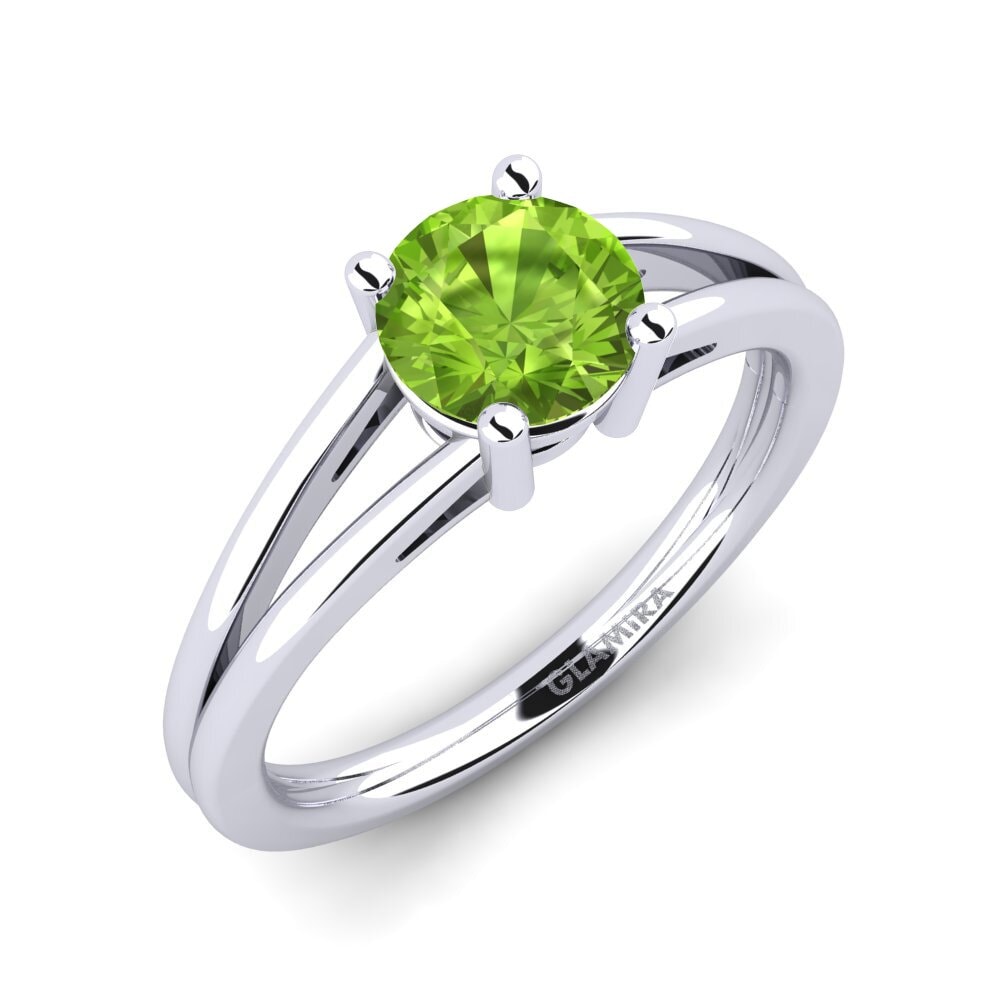 Peridoto Anillo de compromiso Ellie 1.0 crt