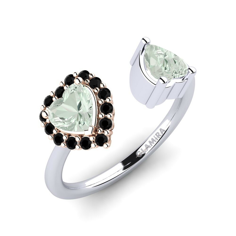 Groene Amethist Dames Ring Ellish