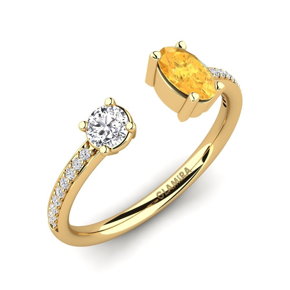 Citrine Bague Ellvira
