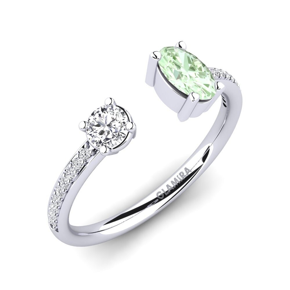 Green Amethyst Ring Ellvira