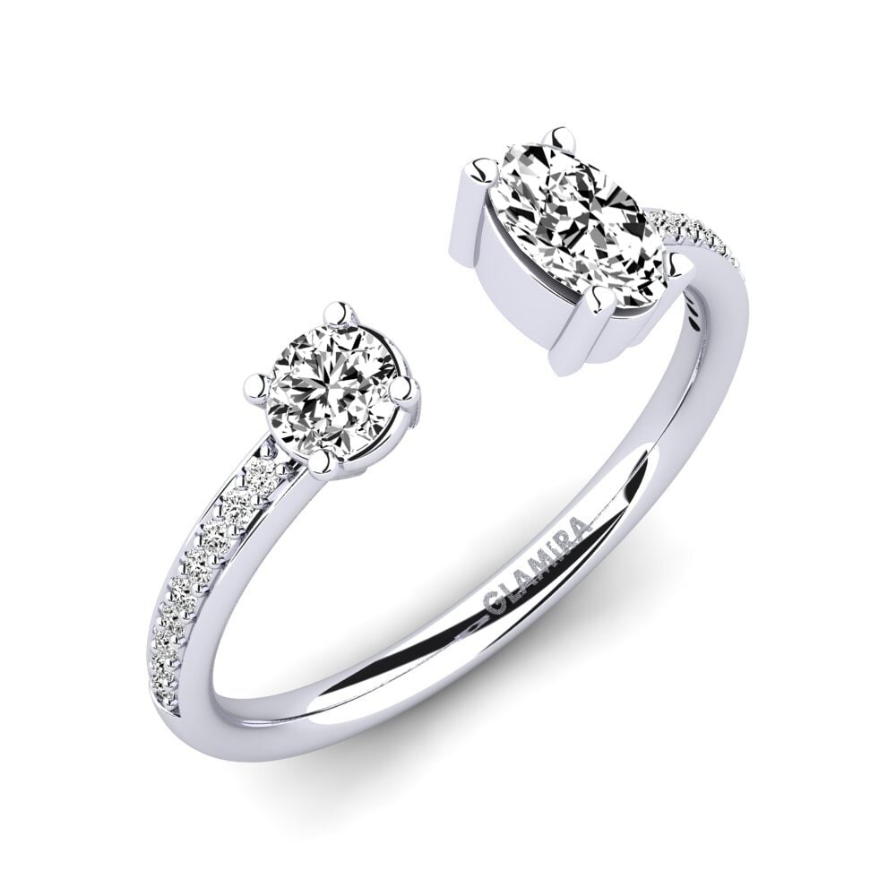 Oval Moissanite Ring Ellvira