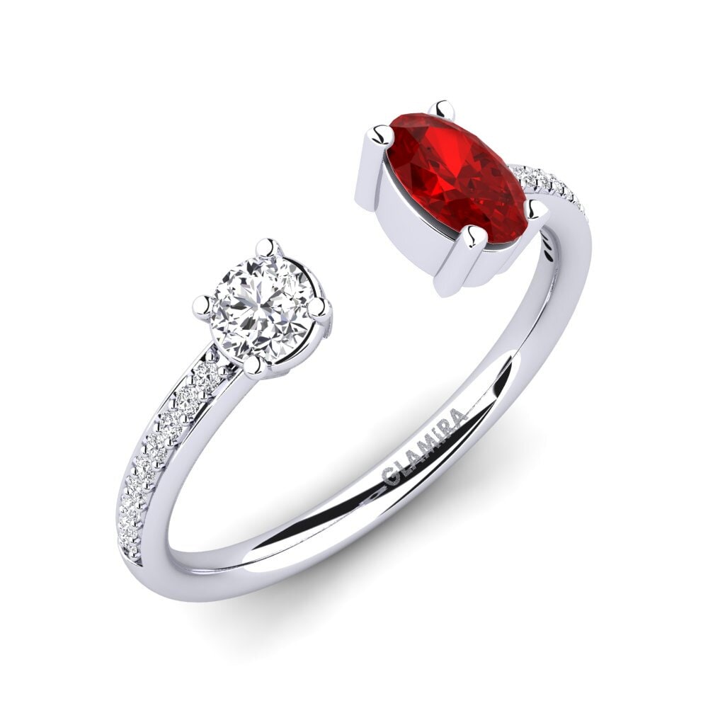 Ruby (Lab Created) Ring Ellvira