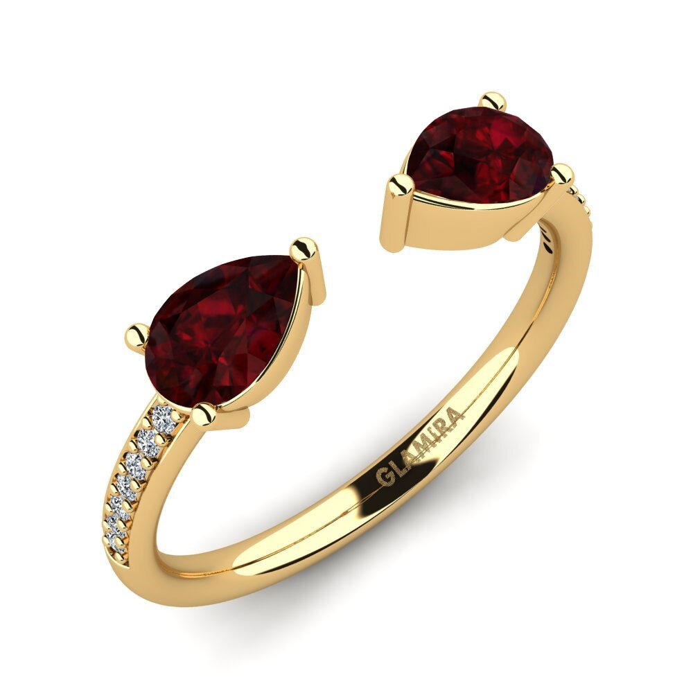 Grenat Bague de fiançailles Ellyn