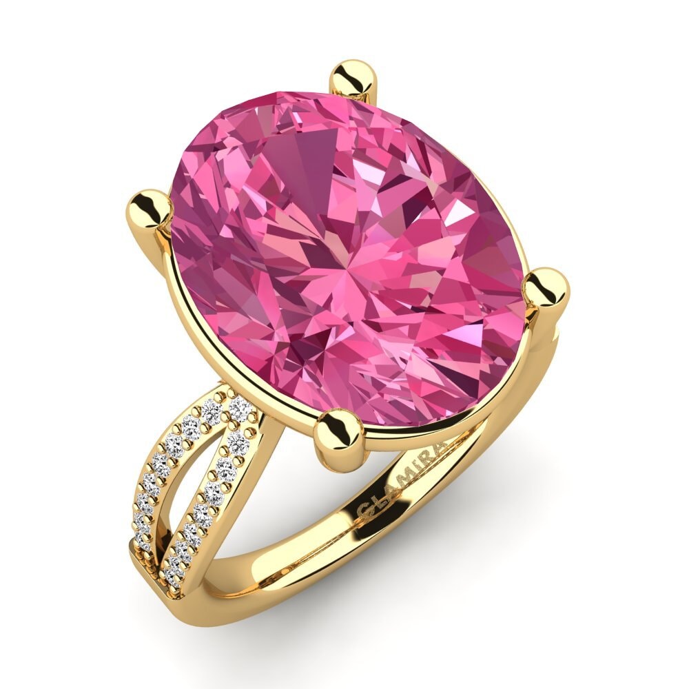 Rosa Turmalin Ring Elnora