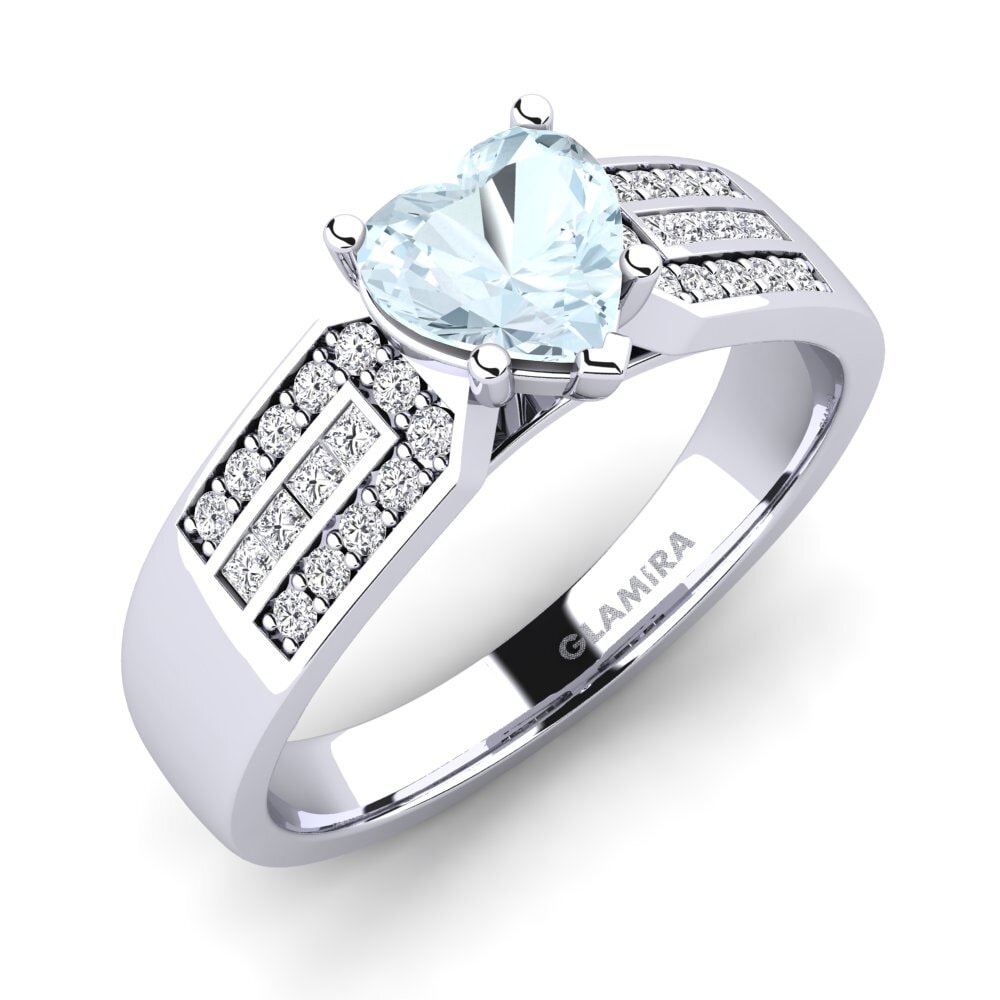 Aquamarine Engagement Ring Eloise