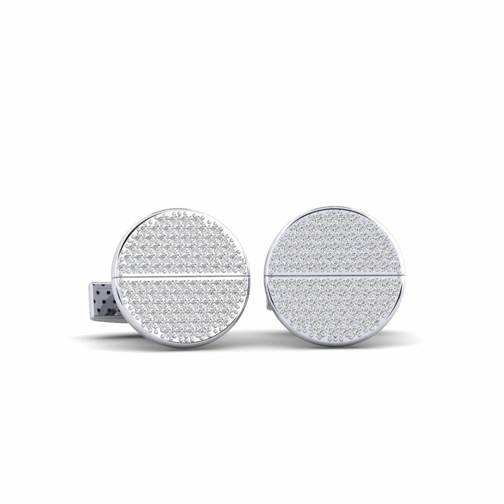 Bouton de manchette Elonika Diamant