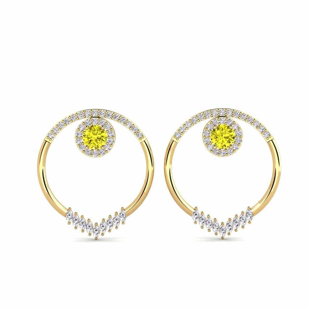 Yellow Diamond SYLVIE Earring Elvita