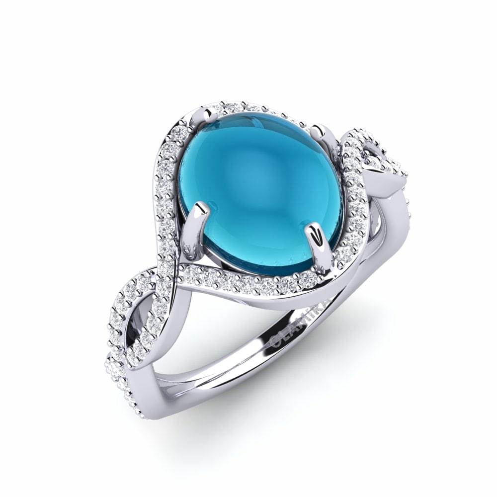 Blue Topaz Ring Elwira