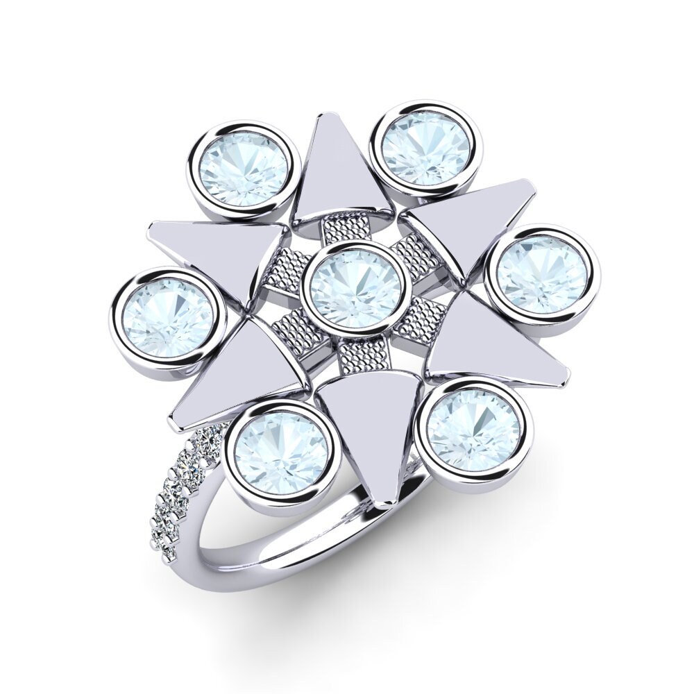 Aquamarine Ring Emeude