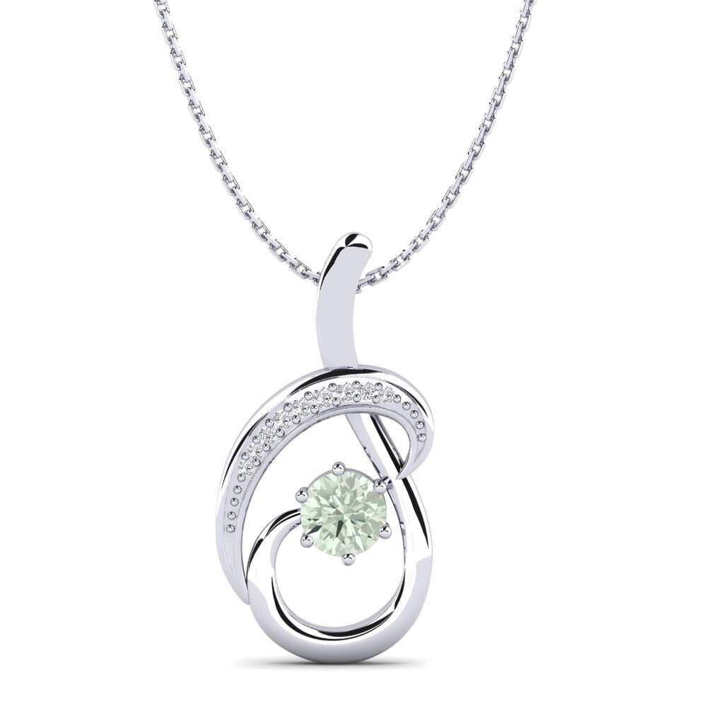 Green Amethyst Women's Pendant Emilie