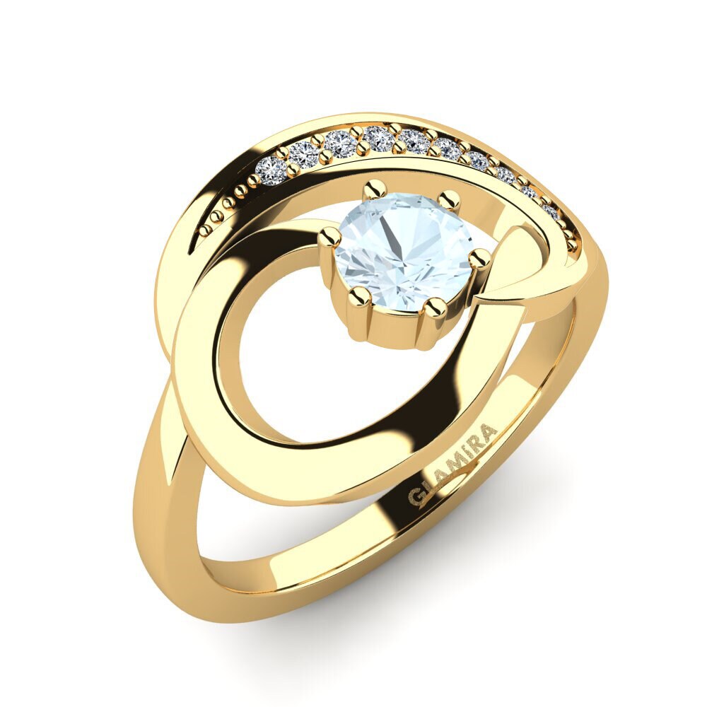 Aquamarine Ring Emilie