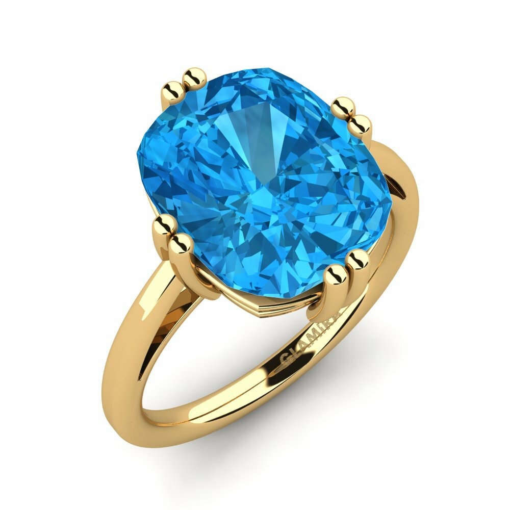 Anillo Emmeline Topacio azul