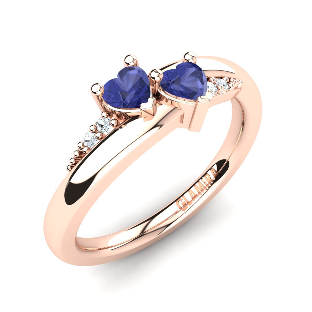 14ct Rose Gold Tanzanite Ring Emmy
