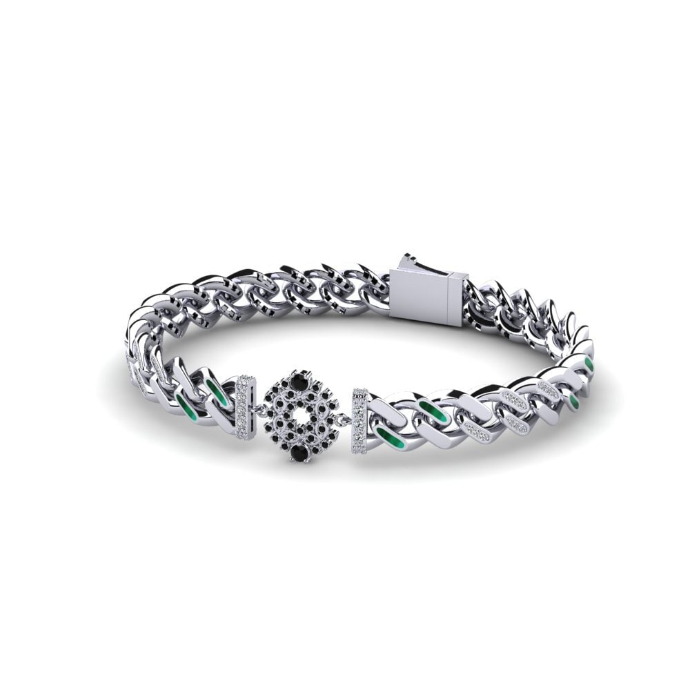 Black Sapphire Women's Bracelet Empathic