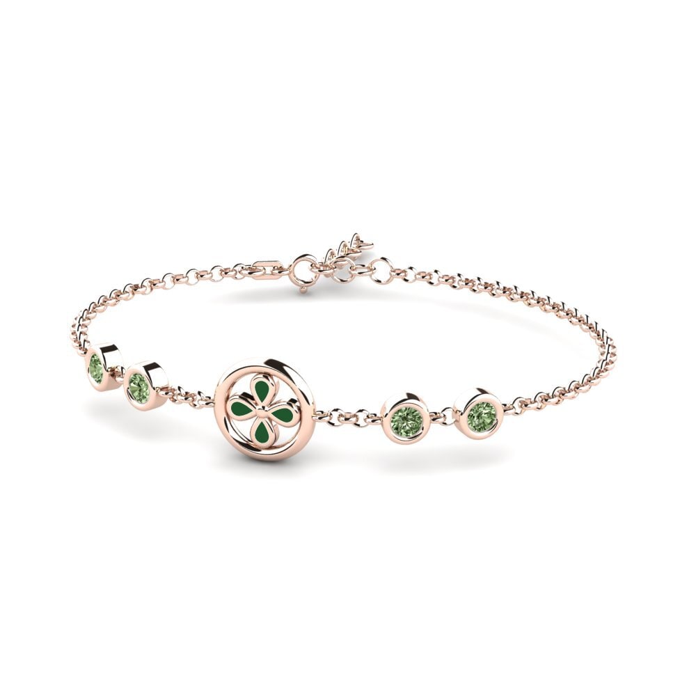 Diamante Verde Bracciale per bambino Empilera