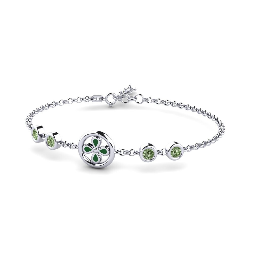 Bracciali Diamante Verde Fiore