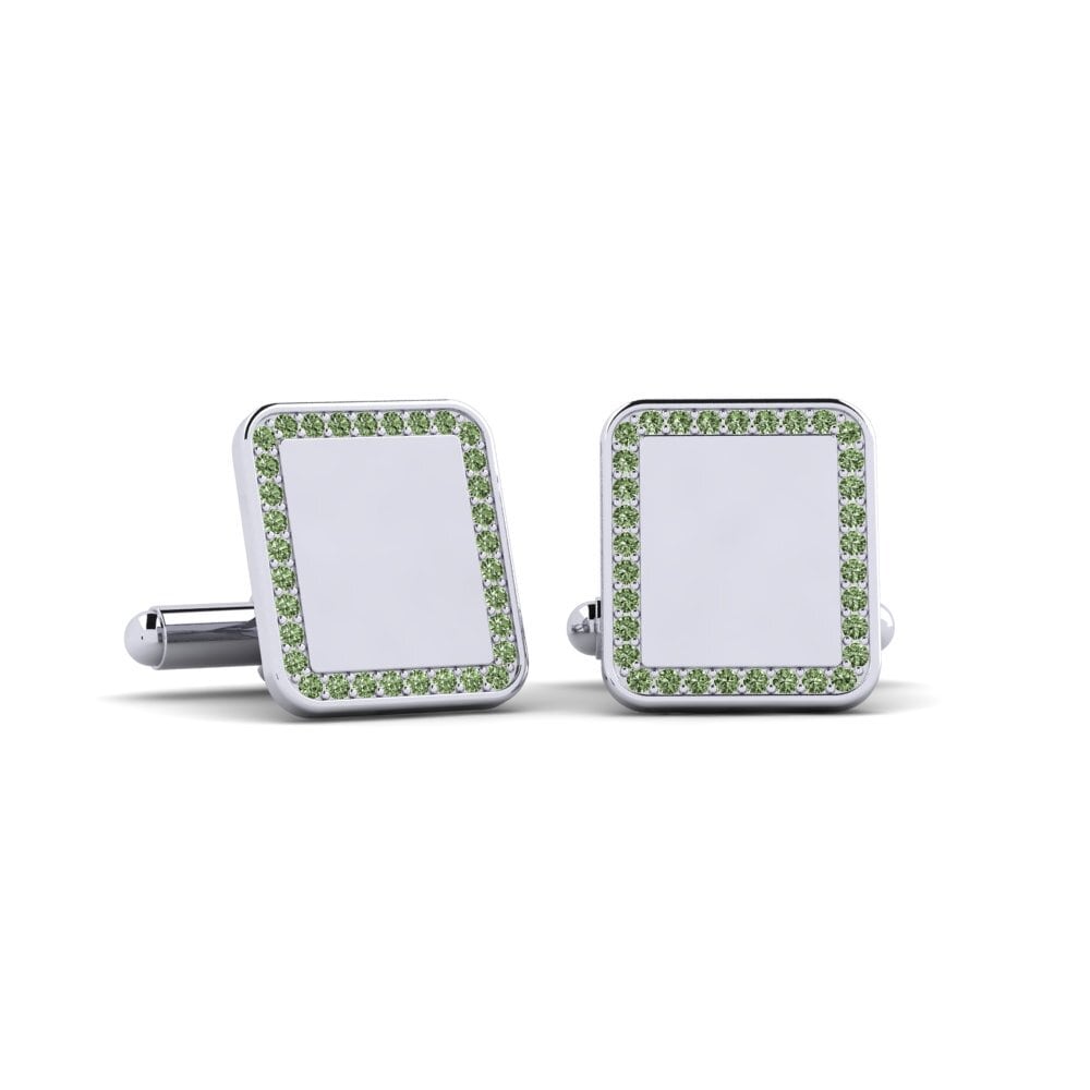 Green Diamond Cufflink Encens