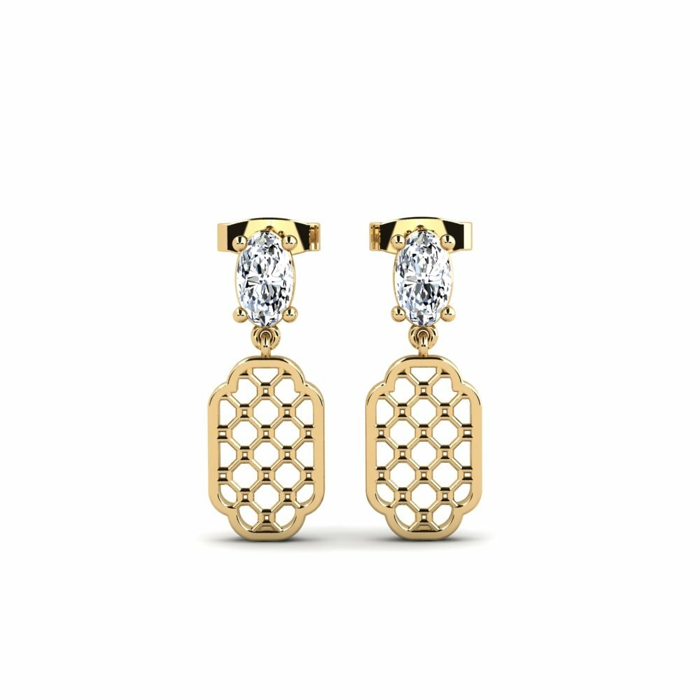 Oval Women's Earring Encep