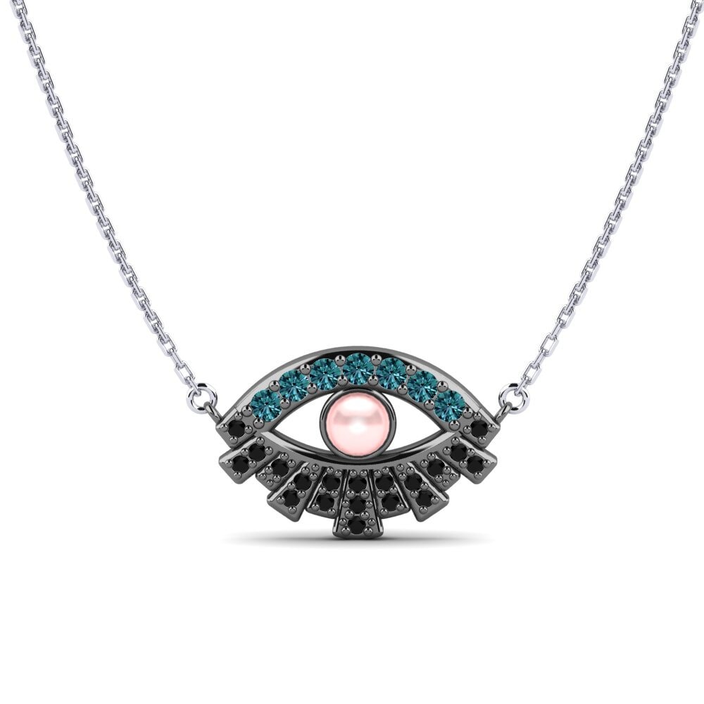 Diamante Azul Collar de Mujer Encontro