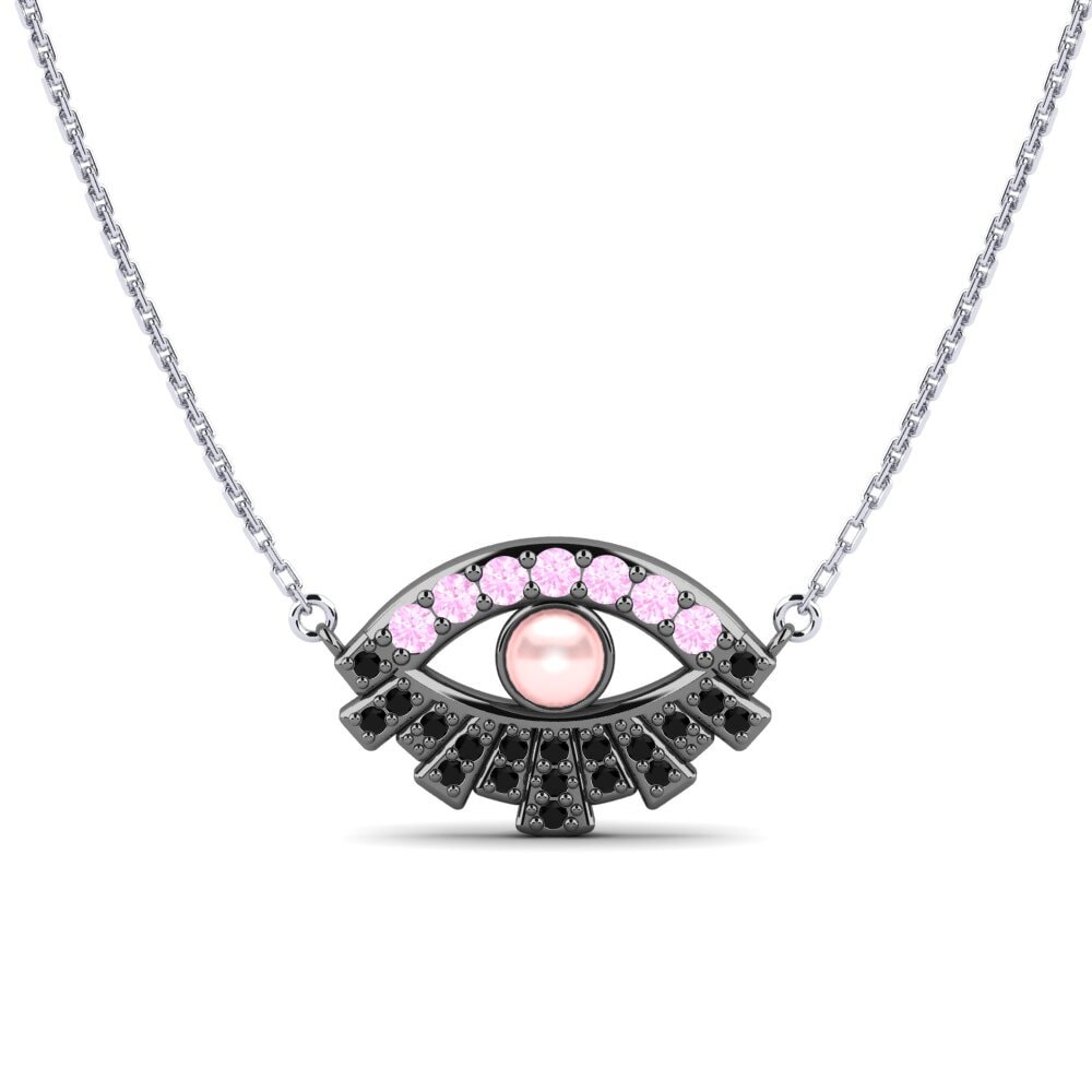 Zafiro Rosado Collar de Mujer Encontro