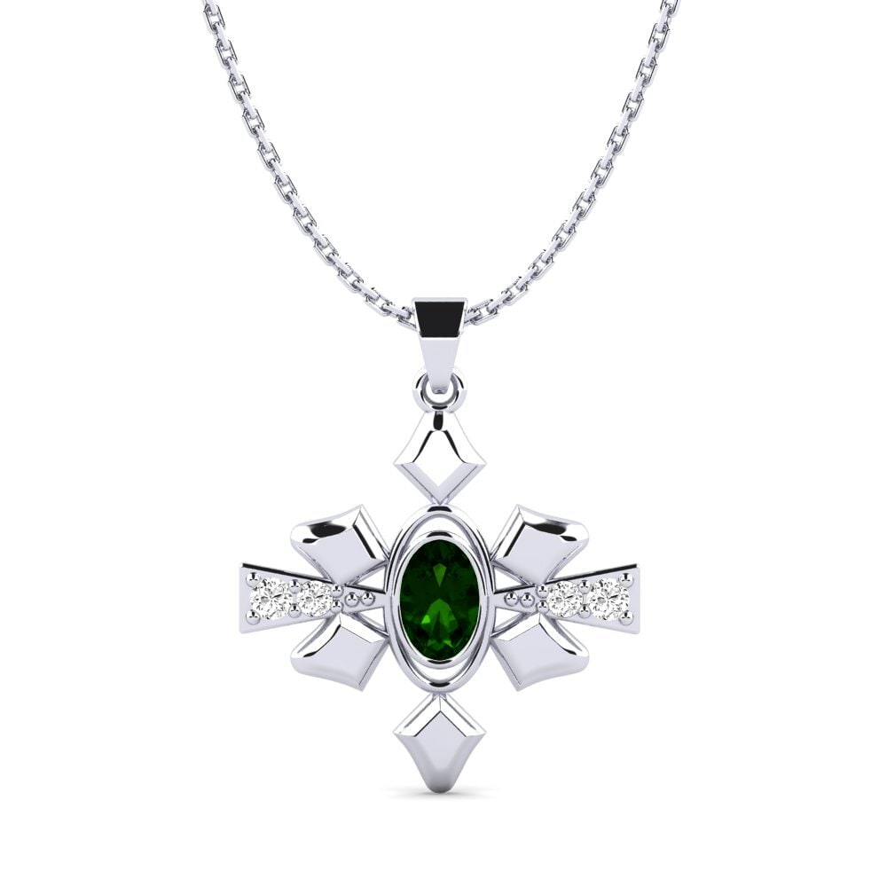 Green Tourmaline Women's Pendant Enfance