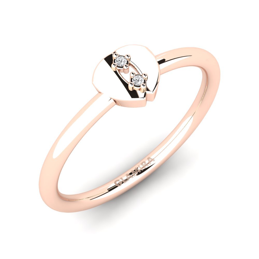 Weißer Saphir Ring Enfievrera