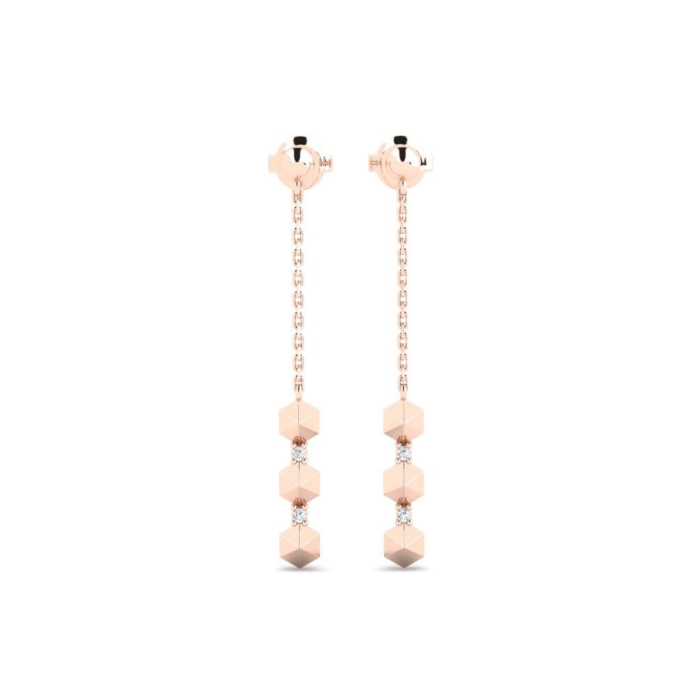 Oro Rosso 750 Orecchino da donna Ennustamine