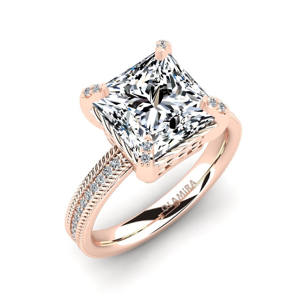 18ct Rose Gold Engagement Ring Enol