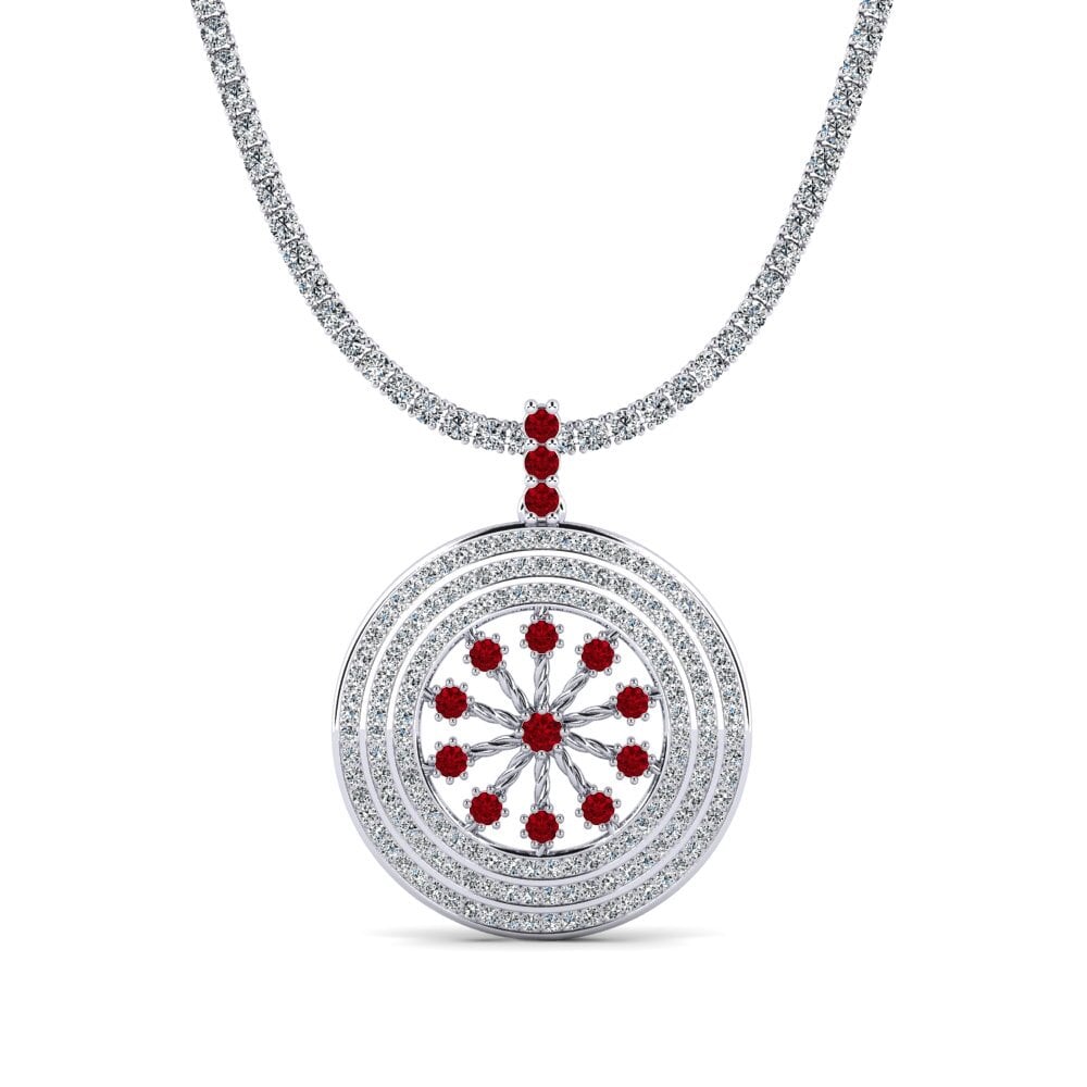 Red Zirconia Tennis Enovaly