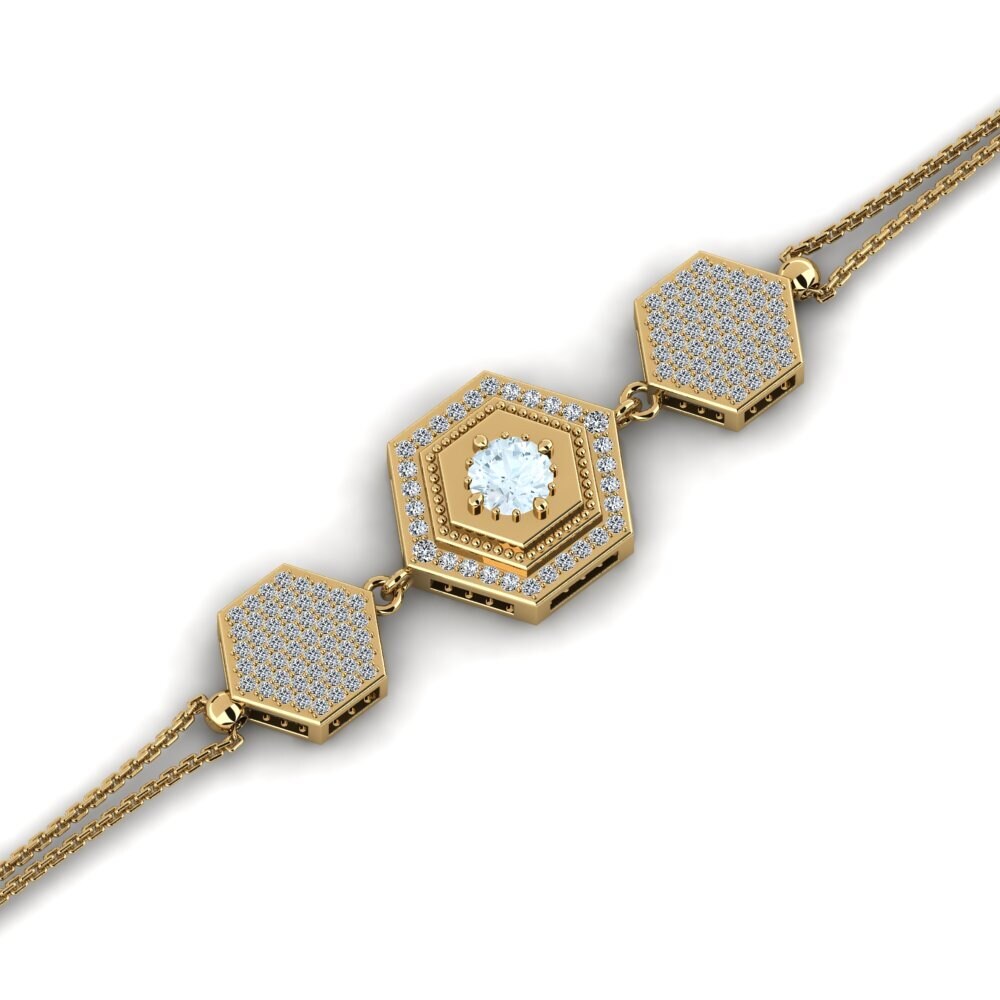 Aquamarine Women's Bracelet Enrique