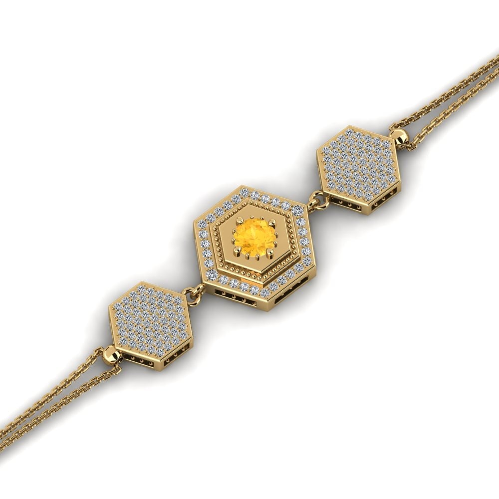 Citrine Women's Bracelet Enrique