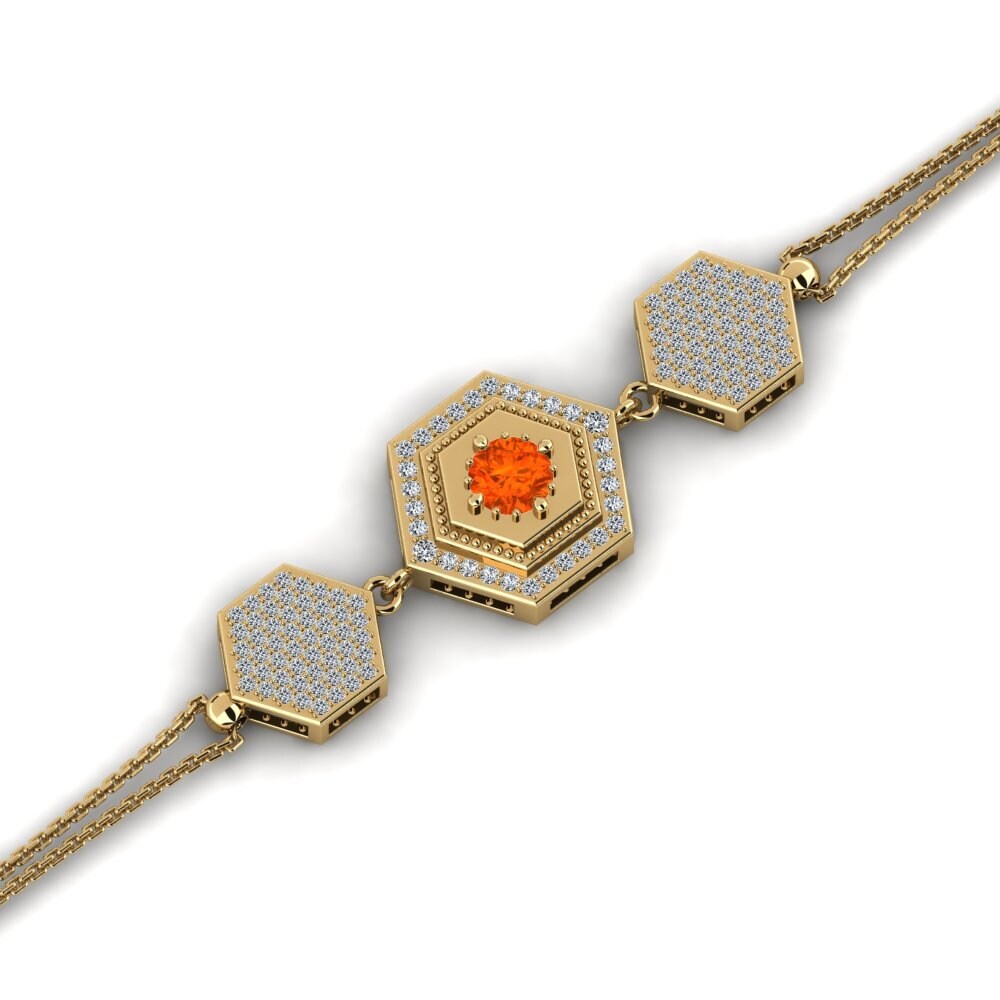Fire Opal Women's Bracelet Enrique