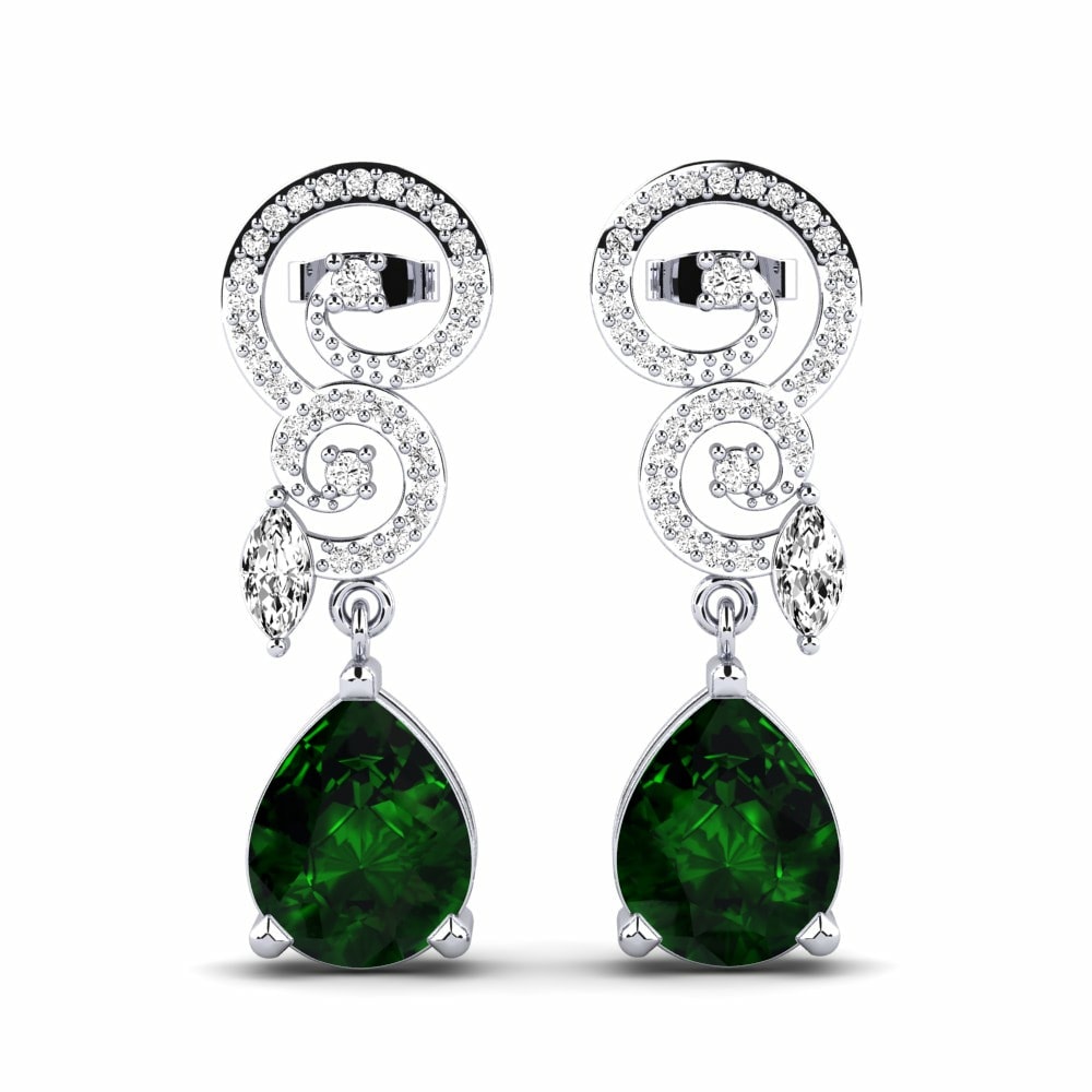 Green Tourmaline Earring Enriqueta