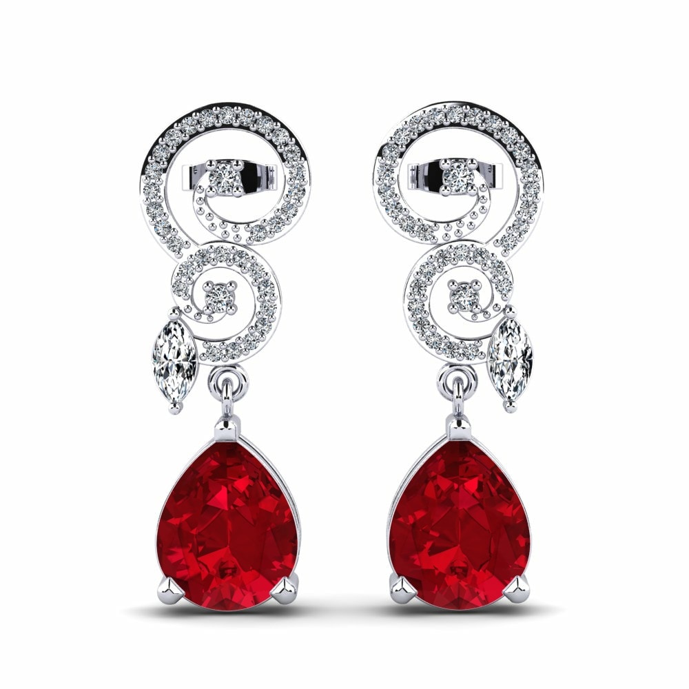 Swarovski Red Women's Earring Enriqueta