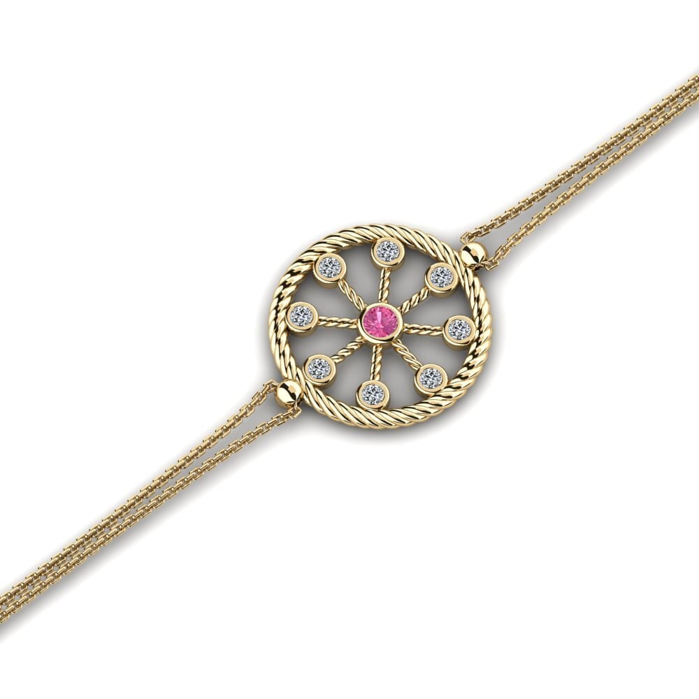 Pink Tourmaline Women's Bracelet Ensa